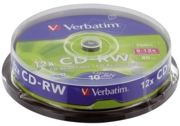 CD-RW Verbatim 700MB (10)