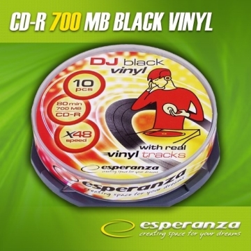 CD-R Esperanza Vinyl 700MB  (10 szt.)
