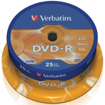 DVD-R Verbatim AZO 4,7GB (25 szt)