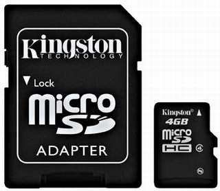 Karta pamięci Kingston microSDHC 4GB
