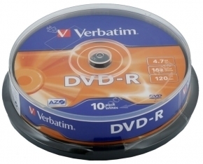 DVD-R Verbatim AZO 4,7GB (10 szt)