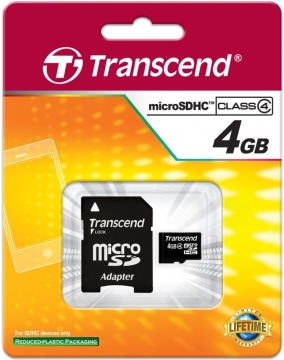 Karta pamięci Transcend microSDHC 4GB