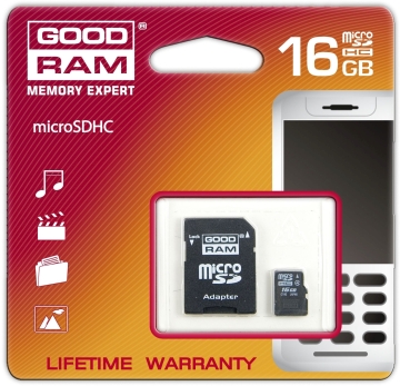 Karta pamięci Goodram microSDHC 16GB