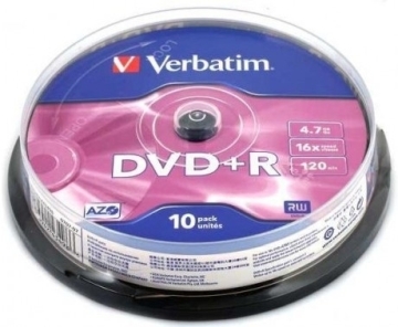 DVD+R Verbatim AZO 4,7GB (10 szt)