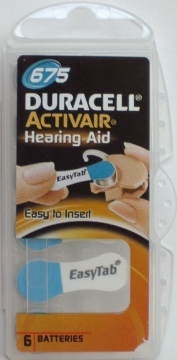 Bateria słuchowa Duracell Activair  DA675