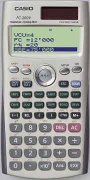 Kalkulator finansowy Casio FC 200V