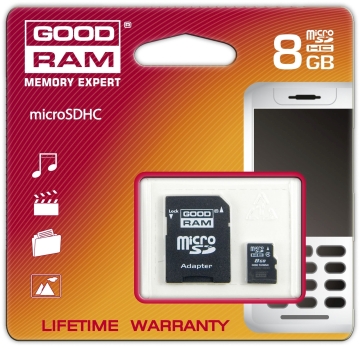 Karta pamięci Goodram microSDHC 8GB