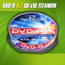 DVD-R Titanum 4,7GB (Cake Box 10 szt.)