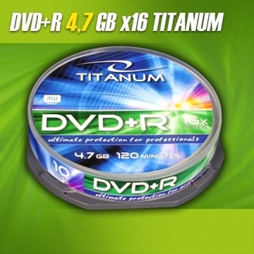 DVD+R Titanum 4,7GB (Cake Box 10 szt.)