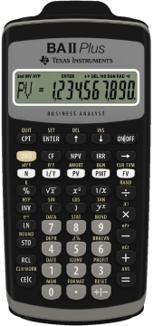 Kalkulator finansowy Texas Instruments BA II Plus