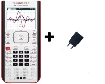 Kalkulator graficzny TI NSPIRE CX II-T + Ładowarka