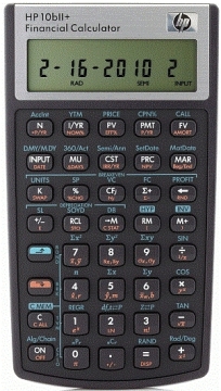 Kalkulator finansowy HP 10 BII+