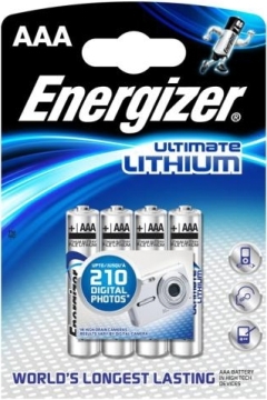 Bateria litowa Energizer LR03/AAA