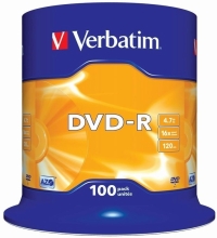 DVD-R Verbatim AZO 4,7GB (100 szt)