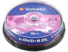 DVD+R  DL Verbatim AZO 8,5GB (10 szt)