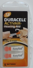 Bateria słuchowa Duracell Activair  DA13