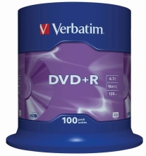 DVD+R Verbatim AZO 4,7GB (100 szt)