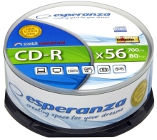 CD-R Esperanza 700MB Silver (25 szt.)