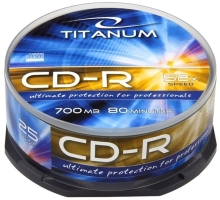 CD-R Titanum 700MB (Cake Box 25 szt.)